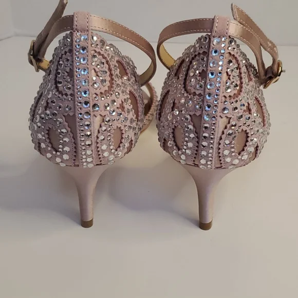 Badgley Mischka jeweled Gillian heels size 7.5 - Picture 2 of 15